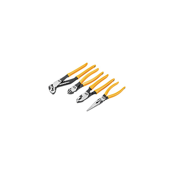 4 Piece PITBULL Mixed Dual Material Plier Set 82203-06