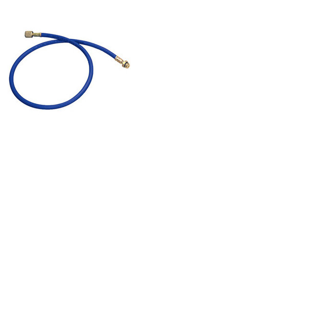 96" Blue R134a Hose with 1/2" Acme-F and 14mm-M Auto A/C Fittings 84961