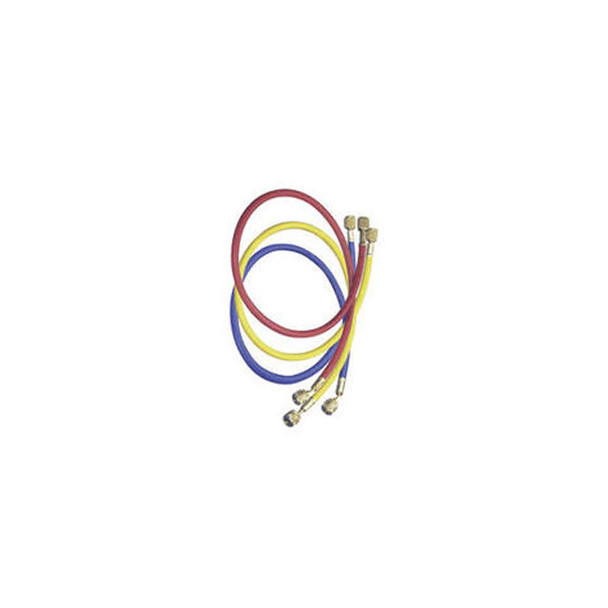 96" Nylon Barrier Charging Hose Set with 1/4” SAE Standard Fitting 47396