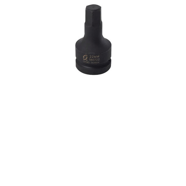 1" Dr Hex Dr Impact Socket, 22mm 560722