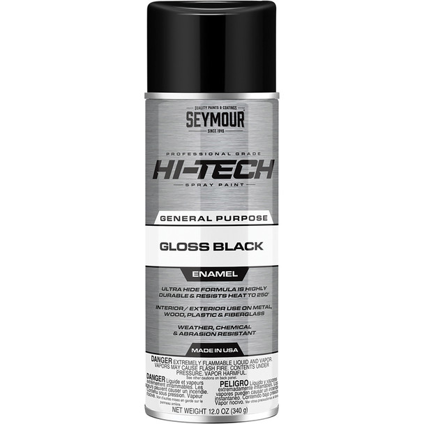 HI-TECH GENERAL PURPOSE ENAMEL GLOSS BLACK 16-115