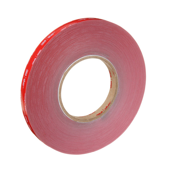 3M VHB Tape RP+040GF, Gray, 1/2 in x 36 yd, 16 mil, Film Liner, 18 Rolls/Case 00227