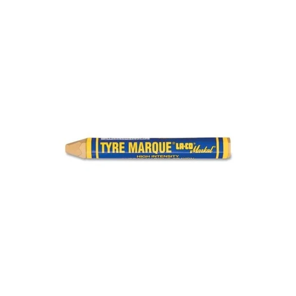 Tyre Marque Solid Paint Crayon, 1/2 in x 4.63 in L, Yellow 51421