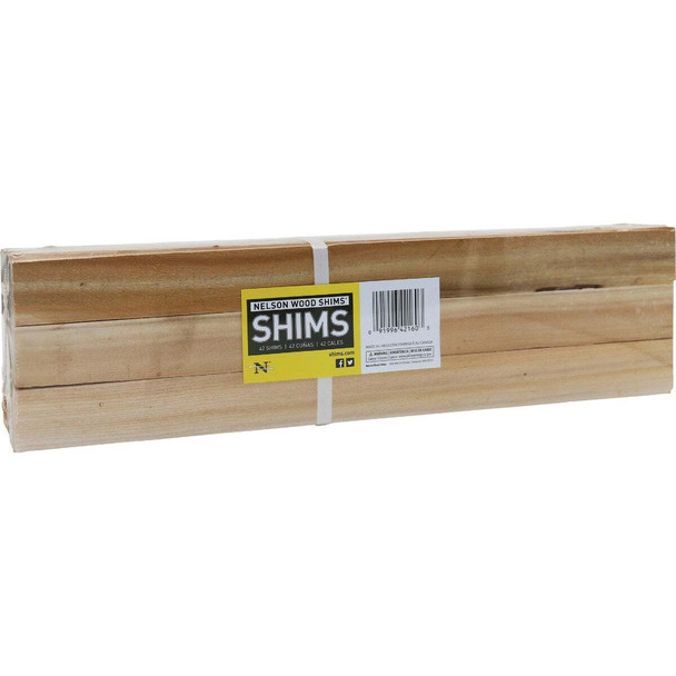 Nelson Wood Shims 16 In. L Cedar Contractor Shims (42-Count) CSH16/42/12/36DI