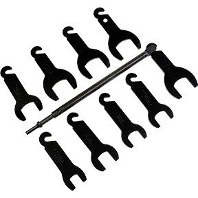 Pneumatic Fan Clutch Wrench Set, 10 pc. 43350