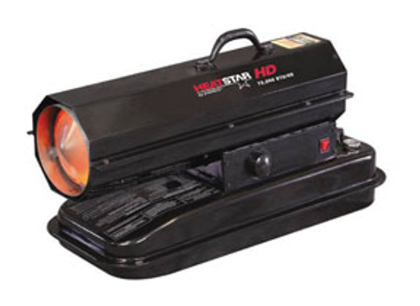 HD Portable Direct-Fired Forced Air Kerosene Heater, HS75KT 75,000 BTU/HR F170275