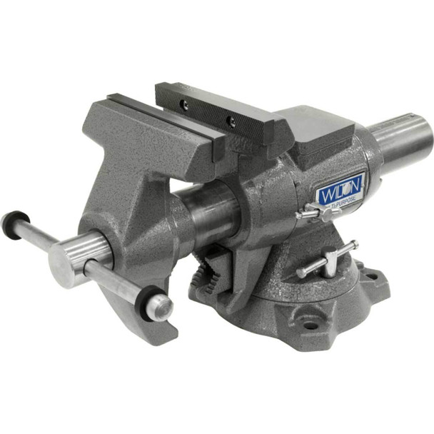 Multi-Purpose Bench Vise, 5-1/2" Jaw Width", 360° Rotating Head & Base 28824