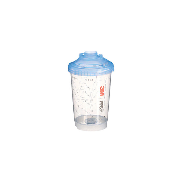 3M PPS SERIES 2.0 VENTED SPRAY CUP KIT 26162, MIDI (13.5 FL OZ, 400ML), 125 MICRON FILTER, 50/KIT 26162