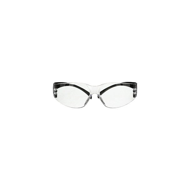 3M SecureFit 100 Series SF101AF-BLK Black Temples Clear Anti-Fog/Anti-Scratch Lens 100 ea/Case SF101AF