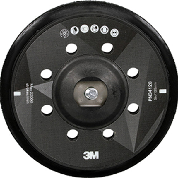 3M Perfect-It ROP Backup Pad 34128, 5 in (130 mm), 5/Case 34128