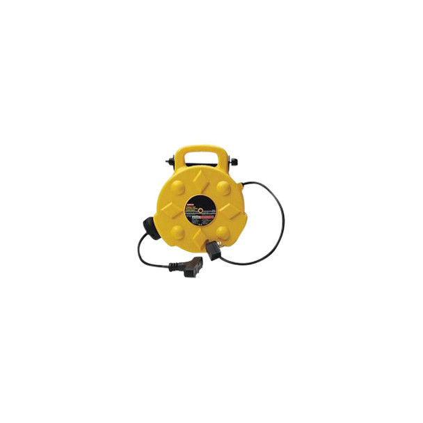 50ft Retractable Polymer Cord Reel w/3 Outlets - 13amp SL-8903