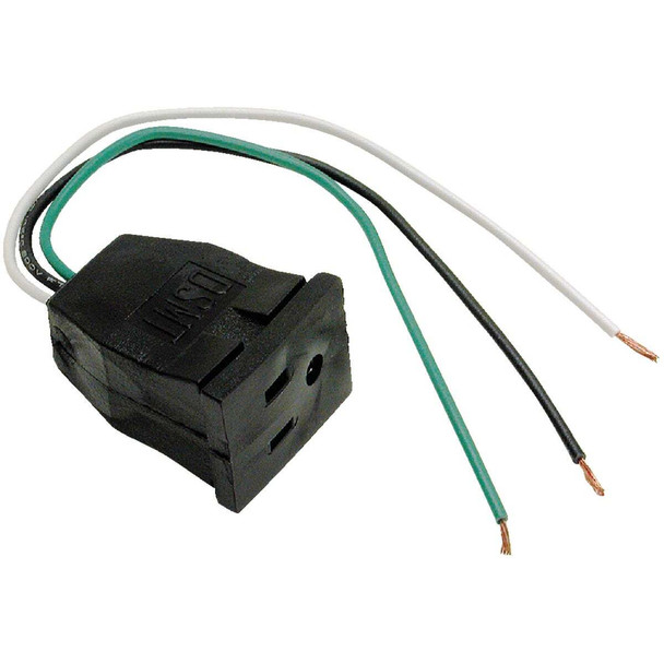 Dial 115V/10A Pigtail Pump Receptacle 7587