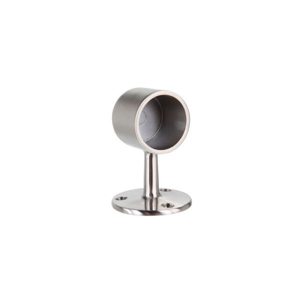 Lavi Industries Flush End Post for 1.5"" Tubing Satin Stainless Steel