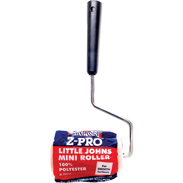Premier Z-Pro 4 In. x 3/8 In. Semi-Smooth Knit Paint Roller Cover & Frame 711