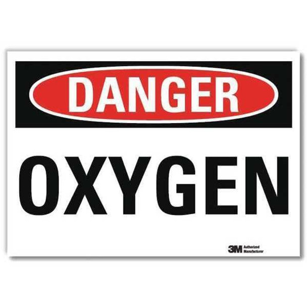 Lyle Danger Sign,10inx14in,Reflctv Sheeting U3-1894-RD_14X10