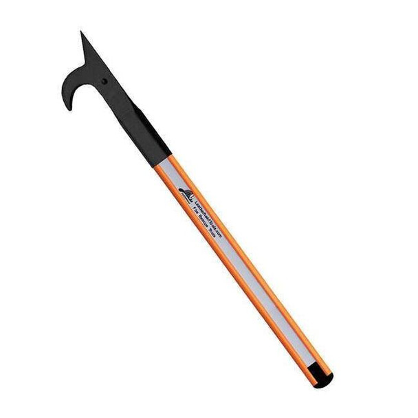 Leatherhead Tools American Hook, 10 ft. Dog Bone Pole, HiViz Orange DBO-10AH-B