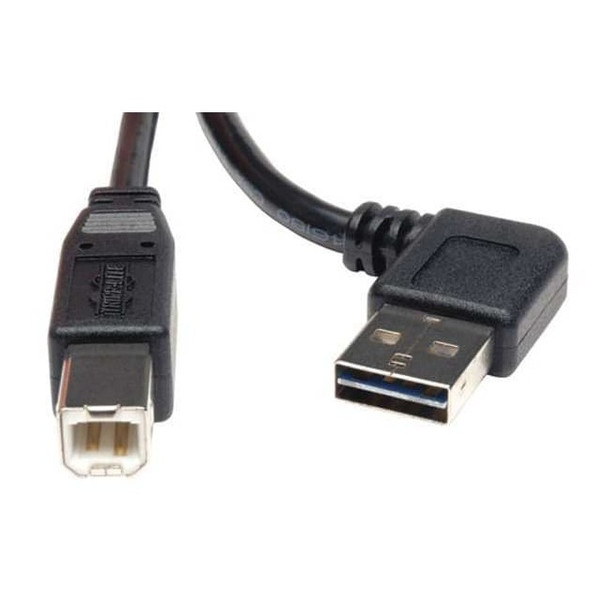 Tripp Lite Right Angle USB Cable,Black,6ft L UR022-006-RA