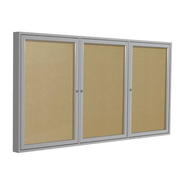 Ghent Enclosed Outdoor Bulletin Board 72x48", Vinyl PA34872VX-181