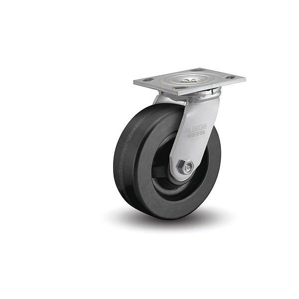 4" X 2" Non-Marking Phenolic Swivel Caster, No Brake, Loads Up To 800 lb