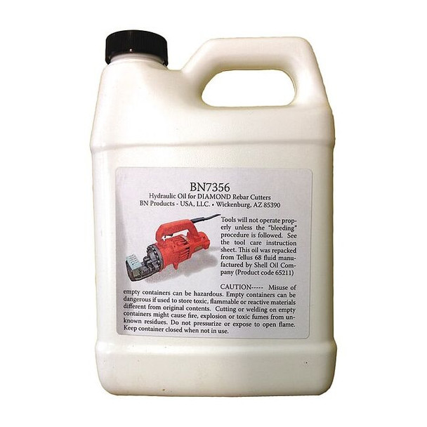 1 qt Jug, Hydraulic Oil, 68 ISO Viscosity, Not Specified SAE