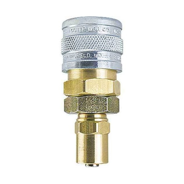 Foster Reuse Hose Clamp,1/4x1/2",Brass/Steel SB3-3