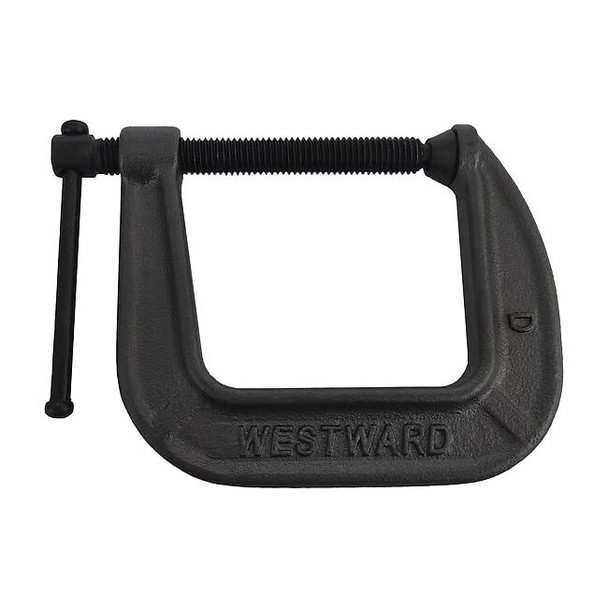 Westward C-Clamp,J.O. 2 1/2",T.D. 2 1/2",1005 lb 806ET5