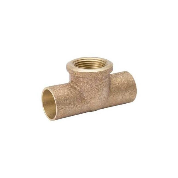 Streamline 1/2" C x 1" FPT Copper Reducing Tee A 01570NL
