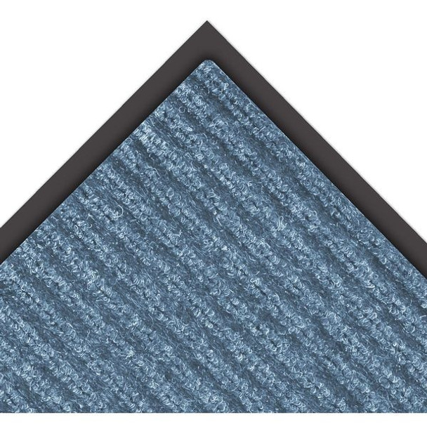Entrance Mat, Polypropylene, 3/8 in Thick, Blue, 3 ft W x 10 ft L