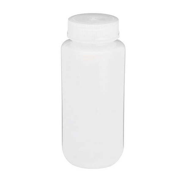 Globe Scientific Bottle, Wide Mouth, Round, LDPE, 5000mL,PK12 7020500
