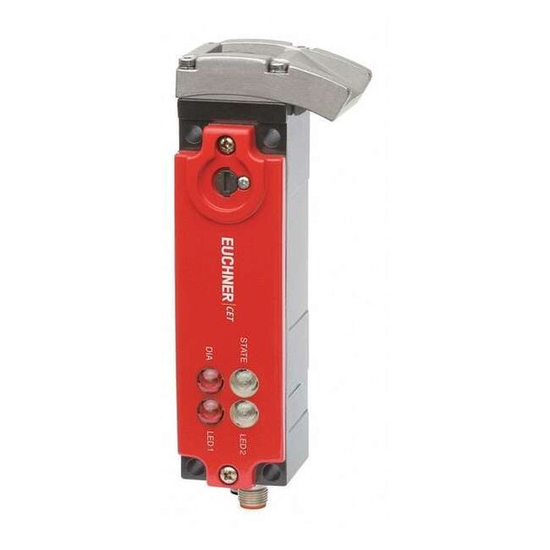 Euchner Locking Safety Switch, M12, Aluminum CET3-AR-CRA-CH-50X-SG-110906