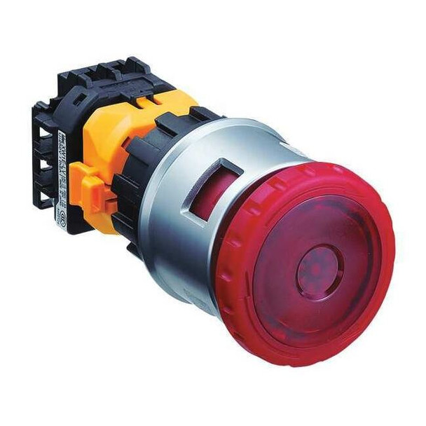 Euchner Emergency Stop Push Button, 30 mm, 1NO/2NC, Red ES-XN4E-LL412Q4MFR