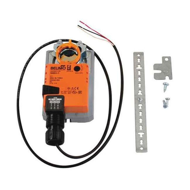 Belimo Actuator, Damper, 90 in-lb, 24V AC/DC NMB24-3