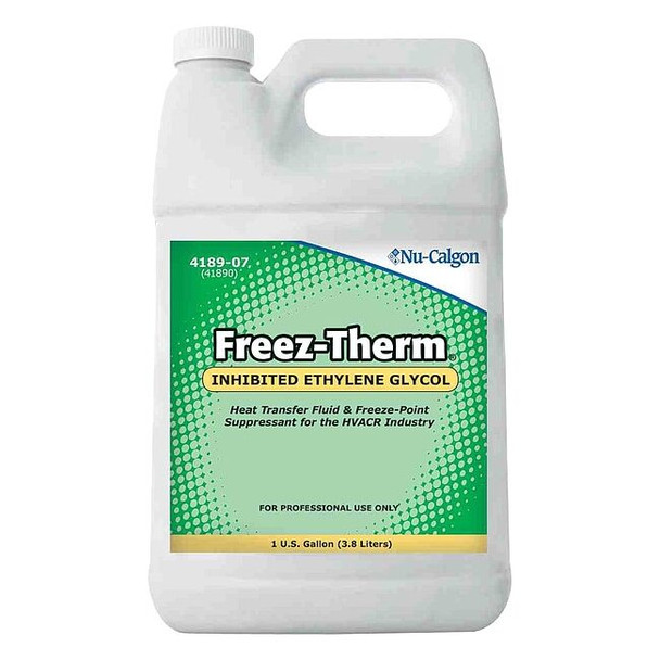 Nu-Calgon Freeze Protectant, Green, 1 gal, Bottle 4189-07