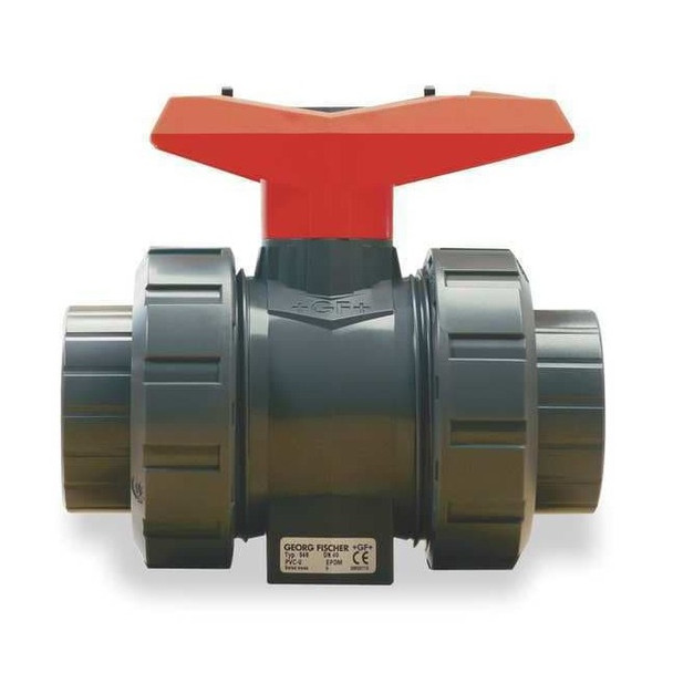 Gf Piping Systems 3/8" Socket CPVC Ball Valve Inline True Union 163546341