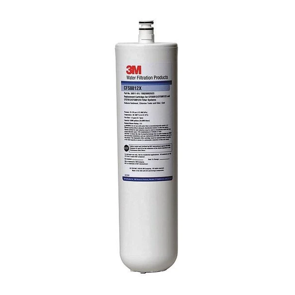 3m Filtration Quick-ConnectFilter,1.5gpm,31/4inDia CFS8812X