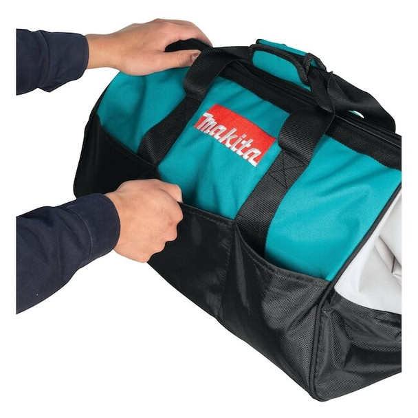 Makita Tool Bag, Black, Blue, Polyester, 10 Pockets 831271-6