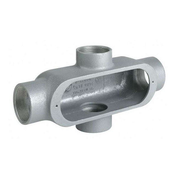 Hubbell Killark Conduit Body,12.0 cu. in Capacity,X Body OX-3