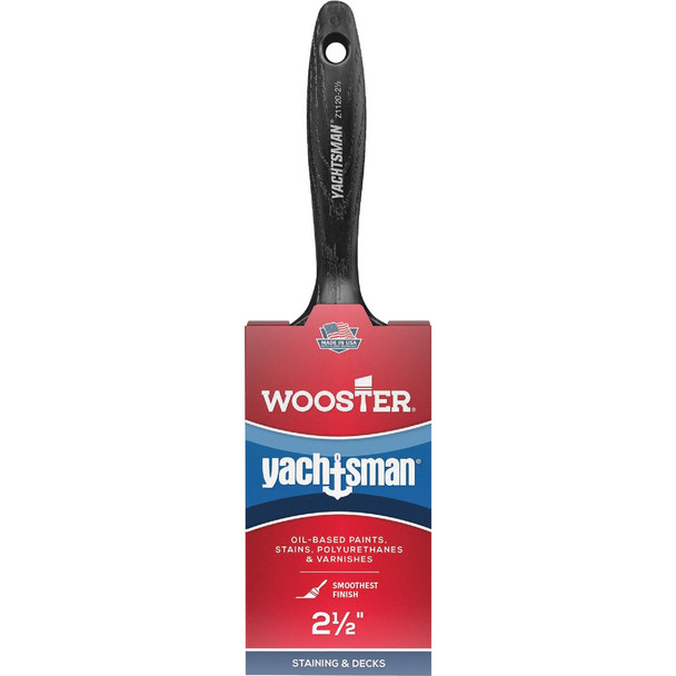Wooster Yachtsman Varnish 2-1/2 In. Flat Paint Brush Z1120-2 1/2