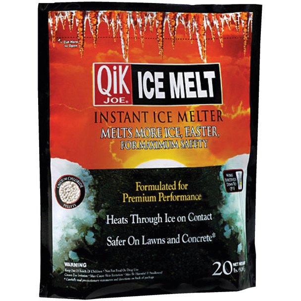 Qik Joe 20 Lb. Calcium Chloride Ice Melt Pellets 30020