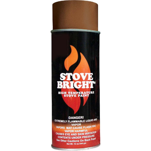 Stove Bright Gloss Metal Brown 12-3/4 Oz. High Heat Spray Paint 6159