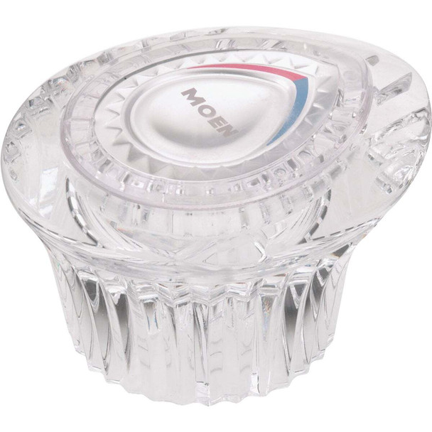 Moen Chateau Acrylic Knob Tub & Shower Replacement Faucet Handle, Clear 98039