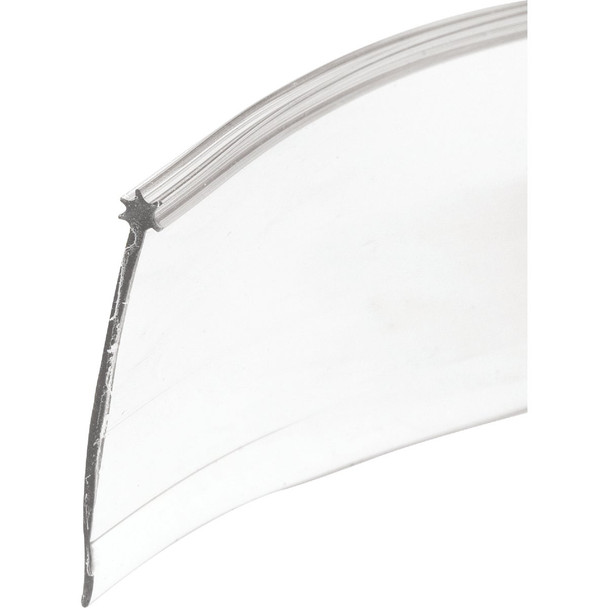 Prime-Line 1-5/16 In. x 36 In. Clear Star Insert Shower Door Bottom Sweep M 6227