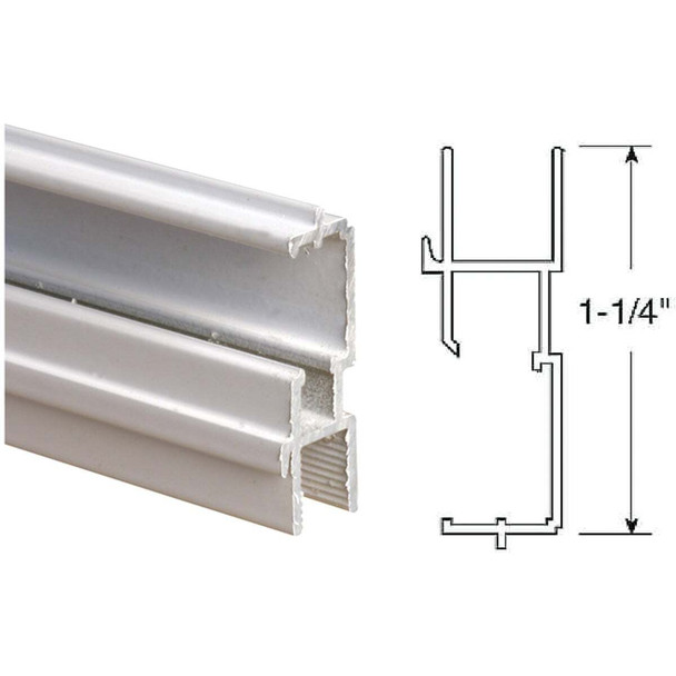 Prime-Line 1-1/4 In. x 72 In. White Triple Track Bottom Window Frame Pack of 6