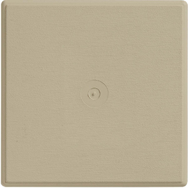Ply Gem 6-3/4" x 6-3/4" Tan Vinyl Mounting Blocks EZBLK040 A7