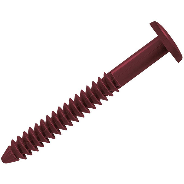 Builders Edge 3 in. Vinyl Shutter Fastener, (12-Pack) 050020024078
