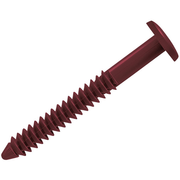 Builders Edge 3 in. Vinyl Shutter Fastener, (12-Pack) 050020024078