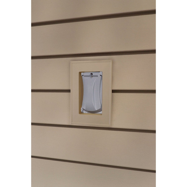 Ply Gem 5-1/4" x 7" Tan Vinyl Mounting Blocks MBLOCKR A7
