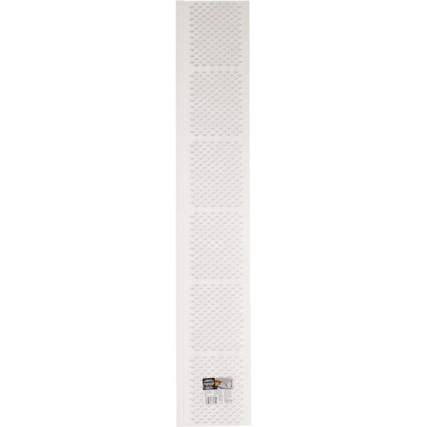 Amerimax 6-1/2 In. x 3 Ft. White Vinyl Gutter Guard with Filter 86370