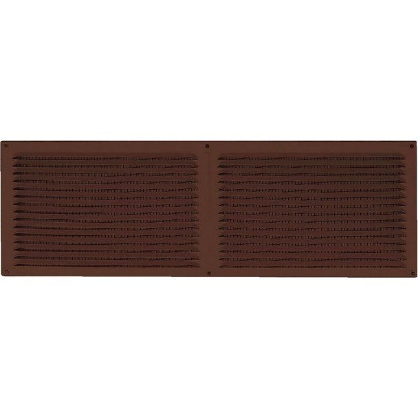 NorWesco 16 In. x 6 In. Brown Galvanized Soffit Ventilator 556147