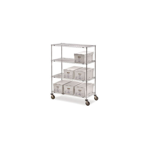 Metro Super Erecta Wire Shelf Truck w/4 Shelves 900 lb. Capacity 36""L x 18""W x